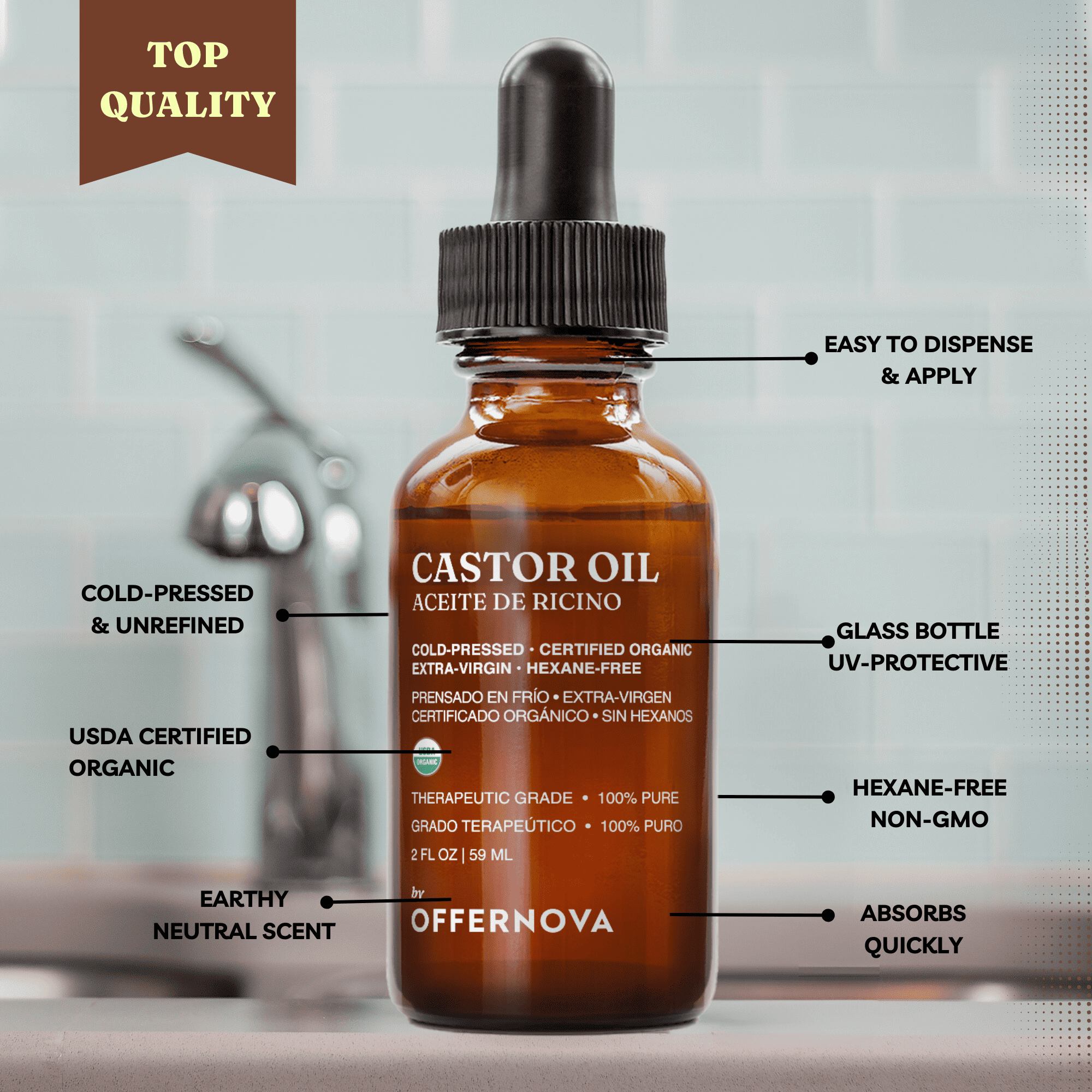 Castor Oil 2 Oz